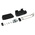 MH Connectors MHED Series Thermoplastic Angled, Straight D Sub Backshell, 25 Way, Strain Relief