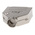 Amphenol ICC 8655MH Series Die Cast Zinc D Sub Backshell, 15 Way, Strain Relief