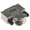 Amphenol ICC 8655MHR Series Die Cast Zinc Angled D Sub Backshell, 15 Way, Strain Relief