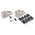Amphenol ICC 8655MHR Series Die Cast Zinc Angled D Sub Backshell, 25 Way, Strain Relief