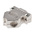FCT from Molex FMD Series Die Cast Zinc Angled D Sub Backshell, 15 Way, Strain Relief
