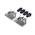 MH Connectors MHDTZK Series Zinc D Sub Backshell, 25 Way, Strain Relief