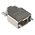 MH Connectors MHDTZK-RA Series Zinc D Sub Backshell, 9 Way, Strain Relief