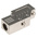 MH Connectors MHDCMR Series Zinc Right Angle D Sub Backshell, 9 Way, Strain Relief