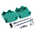 MH Connectors MHDPPK-SLIM Series Polyamide D Sub Backshell, 9 Way, Strain Relief