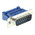 RS PRO 15 Way Cable Mount D-sub Connector Plug, 2.54mm Pitch