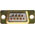 RS PRO 9 Way Panel Mount D-sub Connector Plug
