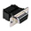 RS PRO 9 Way Right Angle Cable Mount D-sub Connector Socket, 2.77mm Pitch