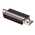 RS PRO 25 Way Right Angle Through Hole D-sub Connector Plug, 2.77mm Pitch, with 4-40 UNC, Threaded Insert