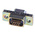 RS PRO 9 Way Panel Mount D-sub Connector Plug