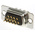 RS PRO 9 Way Through Hole D-sub Connector Plug, 2.77mm Pitch
