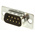 RS PRO 9 Way Through Hole D-sub Connector Plug, 2.77mm Pitch