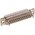 Amphenol FCI 25 Way Panel Mount D-sub Connector Plug, 2.76mm Pitch