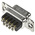 Amphenol 9 Way Cable Mount D-sub Connector Socket, 2.74mm Pitch