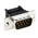 RS PRO 9 Way Cable Mount D-sub Connector Plug, 2.77mm Pitch