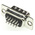 HARTING 15 Way Cable Mount D-sub Connector Plug, 2.29mm Pitch
