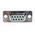 ASSMANN WSW A-DF 9 Way Panel Mount D-sub Connector Socket, 2.77mm Pitch