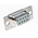 ASSMANN WSW A-DF 9 Way Panel Mount D-sub Connector Socket, 2.77mm Pitch