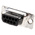 Amphenol ICC 8656 9 Way Cable Mount D-sub Connector Plug, 2.74mm Pitch