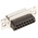 Amphenol ICC 8656 15 Way Cable Mount D-sub Connector Socket, 2.74mm Pitch