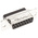 Amphenol ICC 8656 15 Way Cable Mount D-sub Connector Socket, 2.74mm Pitch