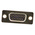 ITT Cannon D*M 9 Way Panel Mount D-sub Connector Socket, 2.84mm Pitch