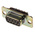 ITT Cannon D*M 9 Way Panel Mount D-sub Connector Socket, 2.84mm Pitch
