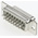 HARTING 15 Way Panel Mount D-sub Connector Socket, 2.77mm Pitch