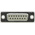 HARTING 15 Way Panel Mount D-sub Connector Socket, 2.77mm Pitch