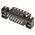 Harting 15 Way Through Hole D-sub Connector Plug, 2.74mm Pitch, with M3 Threaded Inserts