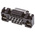 HARTING 9 Way Through Hole D-sub Connector Socket, 2.74mm Pitch, with M3 Threaded Inserts