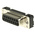 Harting 15 Way Through Hole D-sub Connector Socket, 2.74mm Pitch, with M3 Threaded Inserts