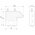 Phoenix Contact SUBCON 9/F-SH 9 Way Right Angle Cable Mount D-sub Connector Socket, 2.77mm Pitch