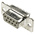 Provertha TMC 9 Way Panel Mount D-sub Connector Socket, 2.77mm Pitch