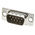 TE Connectivity Amplimite HD-20 9 Way Panel Mount D-sub Connector Plug, 2.77mm Pitch