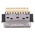 3M 101 36 Way Cable Mount D-sub Connector Plug, 2.54mm Pitch
