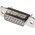 Amphenol FCI 15 Way Panel Mount D-sub Connector Socket, 2.74mm Pitch