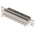 Amphenol FCI 25 Way Panel Mount D-sub Connector Socket, 2.76mm Pitch