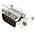 Amphenol L717SD 9 Way Panel Mount D-sub Connector Plug, 2.74mm Pitch, with 4-40 UNC, Threaded Insert
