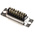 Amphenol L77D 15 Way Cable Mount D-sub Connector Socket, 2.74mm Pitch