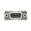 Amphenol L77SD 9 Way Panel Mount D-sub Connector Socket, 2.74mm Pitch, with 4-40 UNC, Threaded Insert