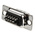 ITT Cannon ZD*A 15 Way Panel Mount D-sub Connector Plug, 2.29mm Pitch