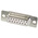 ASSMANN WSW A-DF 15 Way Panel Mount D-sub Connector Socket, 2.77mm Pitch