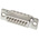 ASSMANN WSW A-DS 15 Way Panel Mount D-sub Connector Plug, 2.77mm Pitch
