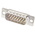 ASSMANN WSW A-DS 15 Way Panel Mount D-sub Connector Plug, 2.77mm Pitch