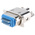 ASSMANN WSW A-57 14 Way Cable Mount D-sub Connector Plug, 2.16mm Pitch