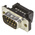 TE Connectivity Amplimite HDF-20 9 Way Right Angle Cable Mount D-sub Connector Plug, 2.76mm Pitch
