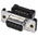 TE Connectivity Amplimite HDF-20 9 Way Right Angle Cable Mount D-sub Connector Socket, 2.76mm Pitch