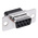 Amphenol L177RR 9 Way Cable Mount D-sub Connector Socket, 2.74mm Pitch