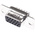 Amphenol HD 15 Way Panel Mount D-sub Connector Socket